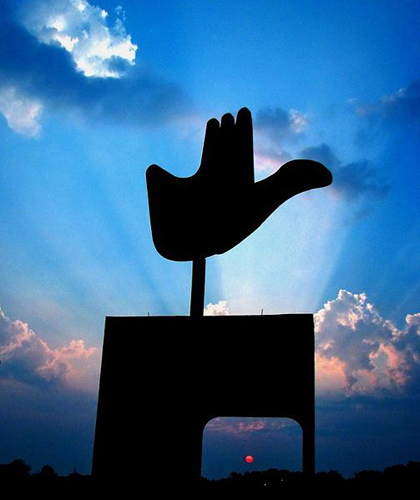 The Open Hand Monument Chandigarh, India