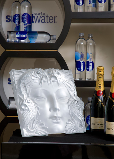 Lalique Crystal in the Presenters Lounge