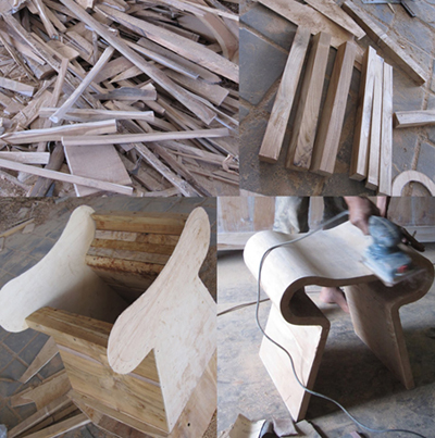 Process of Creating Smile Stool