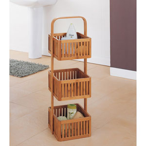 The Organize It All Bamboo Stationary Caddy