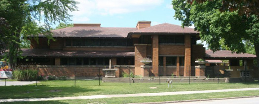 Frank Lloyd Wright's Darwin D. Martin House, in Buffalo, NY